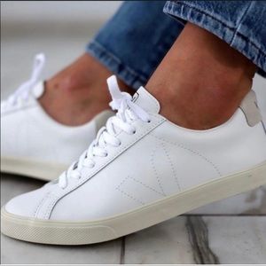 Veja Esplar Low Too Leather Sneakers White/Grey 6